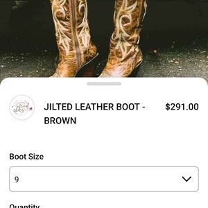 JILTED Leather boots